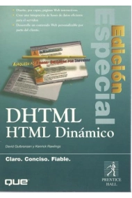 Cubierta de DHTML HTML dinámico