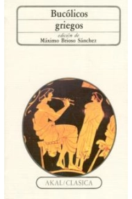Cubierta de Bucólicos griegos (Edición de M. Brioso Sánchez)