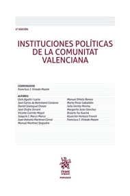 Cubierta de Instituciones políticas de la Comunitat Valenciana 2ª Edición 2022