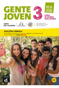 Cover von Gente joven 3 A2+ Nueva Edición Ed. Híbrida Libro del alumno