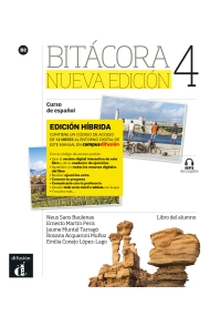 Cubierta de Bitácora 4 Nueva edición Ed. Híbrida Libro del alumno B2 + Mp3 descargable