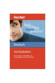 Cubierta de Verbtabellen Deutsch als Fremdsprache