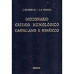Cover von Diccionario crítico etimológico castellano e hispánico 3 (G-MA)