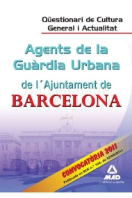 Cover von Agents de la guàrdia urbana de l`ajuntament de barcelona. Qüestionari de cultura general i actualitat