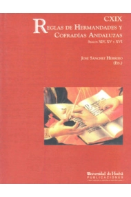 Cubierta de CXIX Reglas de Hermandades y Cofradías Andaluzas
