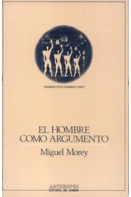 Cubierta de El hombre como argumento.