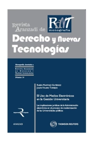 Cubierta de El uso de medios electrónicos en la gestión universitaria - Las implicaciones jurídicas de la Admini