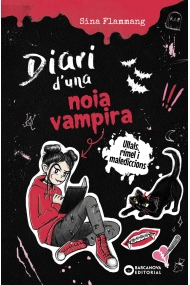 Cubierta de Diari d'una noia vampira. Ullals, rímel i malediccions