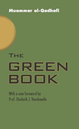 Cubierta de GREEN BOOK — Muammar Al Gathafi