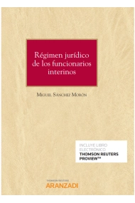 Cubierta de Régimen jurídico de los funcionarios interinos (Papel + e-book)