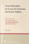 Cubierta de TEXTO REFUNDIDO LEY DE CONTRATOS SECTOR PUBLICO 4ªED