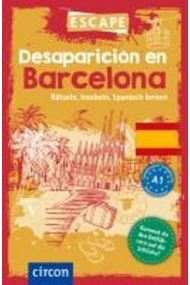 Cover von Desaparición en Barcelona Nivel A1 (Rätseln, knobeln, Spanisch lernen/ Puzzles, rompecabezas, aprender español