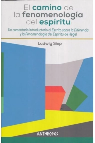Cubierta de El camino de la fenomenología del espíritu