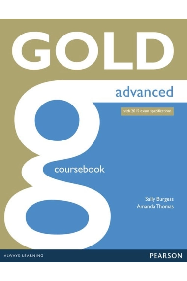 Coberta de Gold Advanced Coursebook (2015)