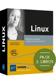 Cubierta de Linux - Pack de 2 libros: Administre el sistema y explote los servicios de red