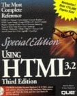 Cover von Using HTML 3.2  ( Special Edition) — Mark R. Brown und Jerry Honeycutt