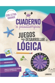 Cubierta de Cuaderno de pasatiempos para mayores. Juegos para desarrollar la lógica.