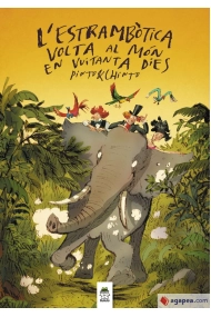Cubierta de L'estrambòtica volta al món en vuitanta dies