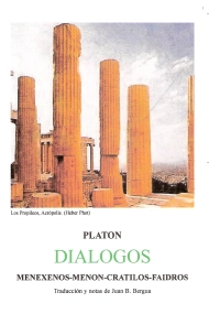 Coberta de Diálogos de Platón. (Tomo III)