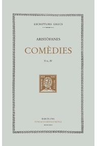 Cubierta de Comèdies, vol. IV: Els ocells. Lisístrata