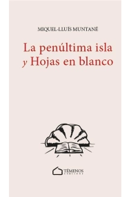 Cubierta de La penúltima isla y Hojas en blanco