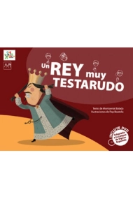 Cubierta de Un rey muy testarudo (incluye DVD con la representación del cuento en LSE)