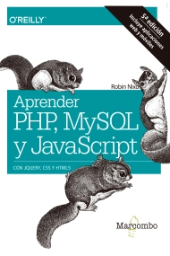 Cubierta de Aprender PHP, MySQL y JavaScript