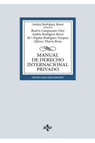 Cover von Manual de Derecho Internacional privado