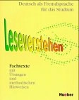 Cubierta de Leseverstehen. Deutsch als Fremdsprache für das Studium
