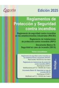 Cubierta de Reglamentos de Proteccion y Seguridad contra incendios 2025
