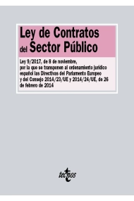 Cubierta de Ley de Contratos del Sector Público
