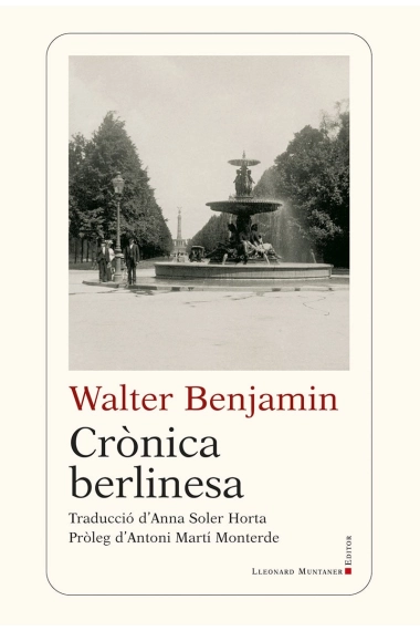 Cover von Crònica berlinesa — Walter Benjamin