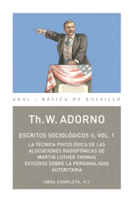 Cubierta de Escritos sociológicos II, vol. 1
