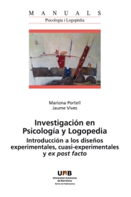 Coberta de Investigación en Psicología y Logopedia. Introducción a los diseñosos experimentales, cuasi-experimentales y ex post facto