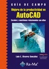 Coberta de Mejora de la productividad en autocad. Escalas y cuestiones relacionadas con ellas