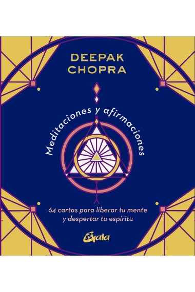Cover of Meditaciones y afirmaciones. 66 cartas para liberar tu mente y despertar tu espíritu — Deepak Chopra