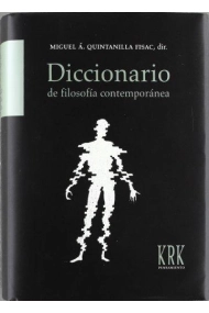 Coberta de Diccionario de filosofía contemporánea