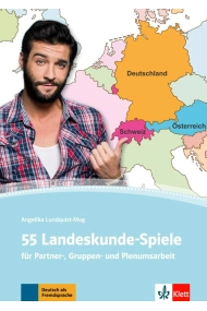 Cubierta de 55 Landeskunde-Spiele für Partner-, Gruppen- und Plenumsarbeit