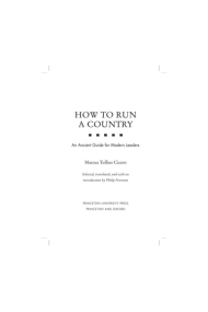 Cover of How to Run a Country: An Ancient Guide for Modern Leaders