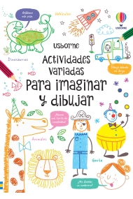 Cubierta de Actividades variadas para imaginar y dibujar