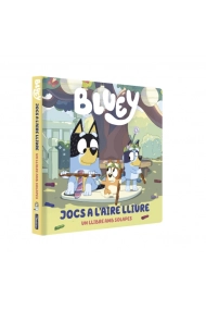 Cubierta de Bluey. Llibre de cartró amb solapes - Joc a l'aire lliure