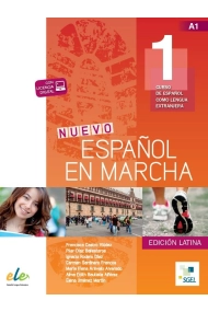 Cubierta de Español en marcha 1 libro del alumno + CD. Edición Latina