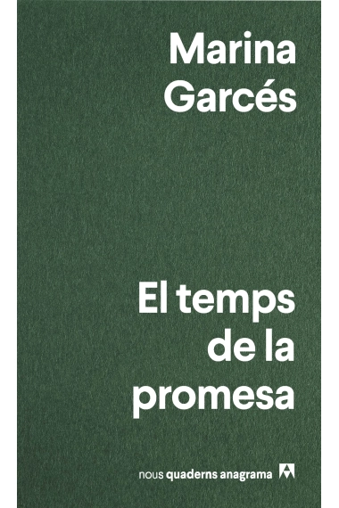 Cubierta de El temps de la promesa — Marina Garcés