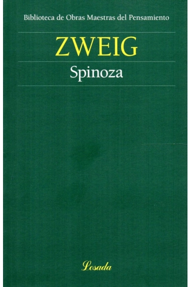Cubierta de Spinoza — Arnold Zweig