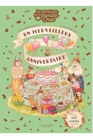 Cubierta de Un merveilleux anniversaire: Les aventures de la famille Chat