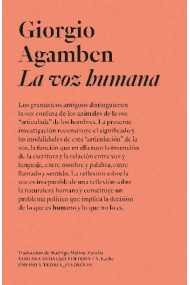 Cubierta de La voz humana