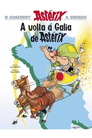 Cubierta de A volta á Galia de Astérix