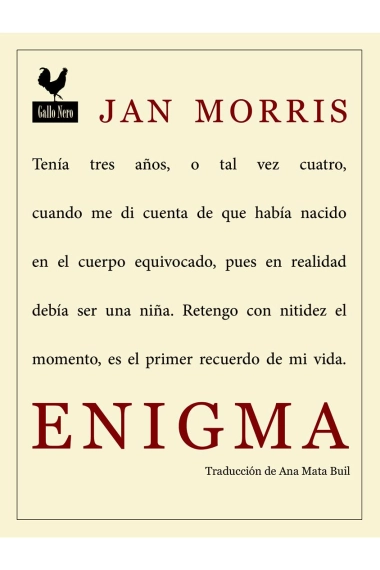 Coberta de Enigma — Jan Morris