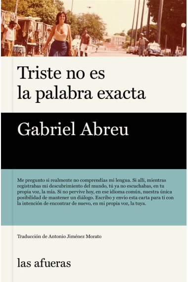 Cover von Triste no es la palabra exacta — Gabriel Abreu