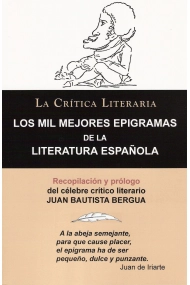 Cubierta de LOS MIL MEJORES EPIGRAMAS DE LA LITERATURA ESPAÑOLA